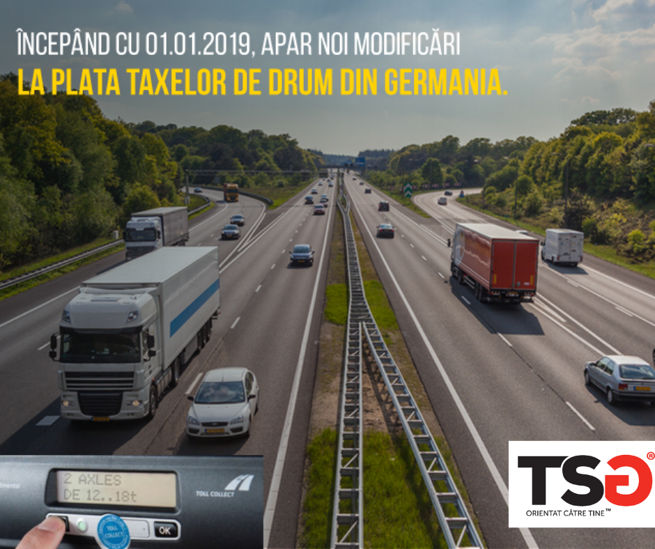 2018.12 Noi modificari pentru plata taxelor de drum din Germania