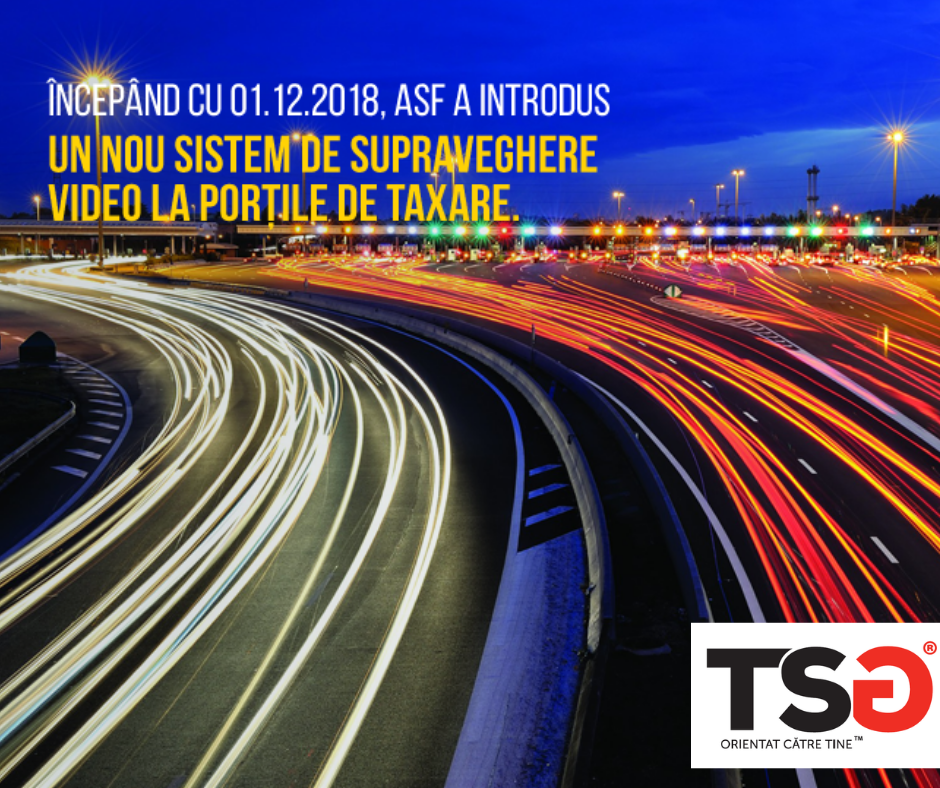 2018.12 Taxe de drum Franta – Reteaua ASF a introdus un sistem de supraveghere video la portile de taxare